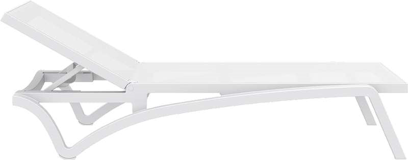 PACIFIC ΞΑΠΛΩΣΤΡΑ WHITE/WHITE ΠΟΛ/ΝΙΟΥ 193x68x35