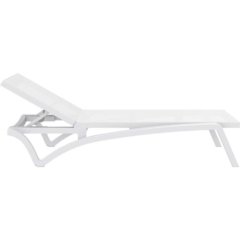 PACIFIC ΞΑΠΛΩΣΤΡΑ WHITE/WHITE ΠΟΛ/ΝΙΟΥ 193x68x35