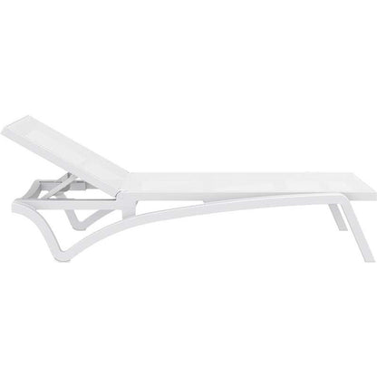 PACIFIC ΞΑΠΛΩΣΤΡΑ WHITE/WHITE ΠΟΛ/ΝΙΟΥ 193x68x35