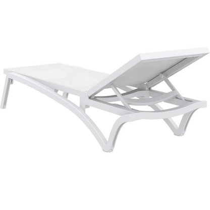 PACIFIC ΞΑΠΛΩΣΤΡΑ WHITE/WHITE ΠΟΛ/ΝΙΟΥ 193x68x35