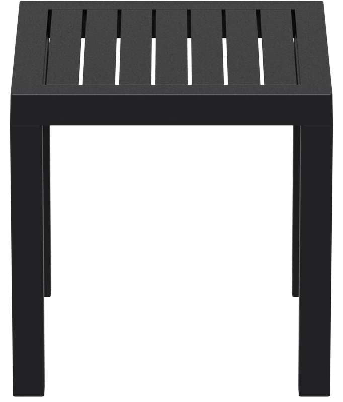 OCEAN BLACK ΤΡΑΠΕΖΙ ΠΟΛ/ΝΙΟΥ 45x45x45