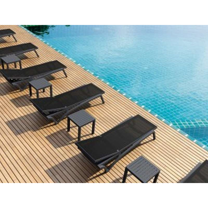 OCEAN DARK GREY ΤΡΑΠΕΖΙ ΠΟΛ/ΝΙΟΥ 45x45x45