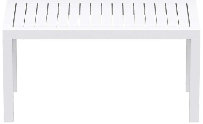 OCEAN WHITE PLASTIC TABLE 90x45x45