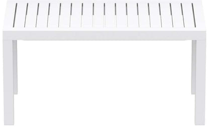 OCEAN WHITE PLASTIC TABLE 90x45x45
