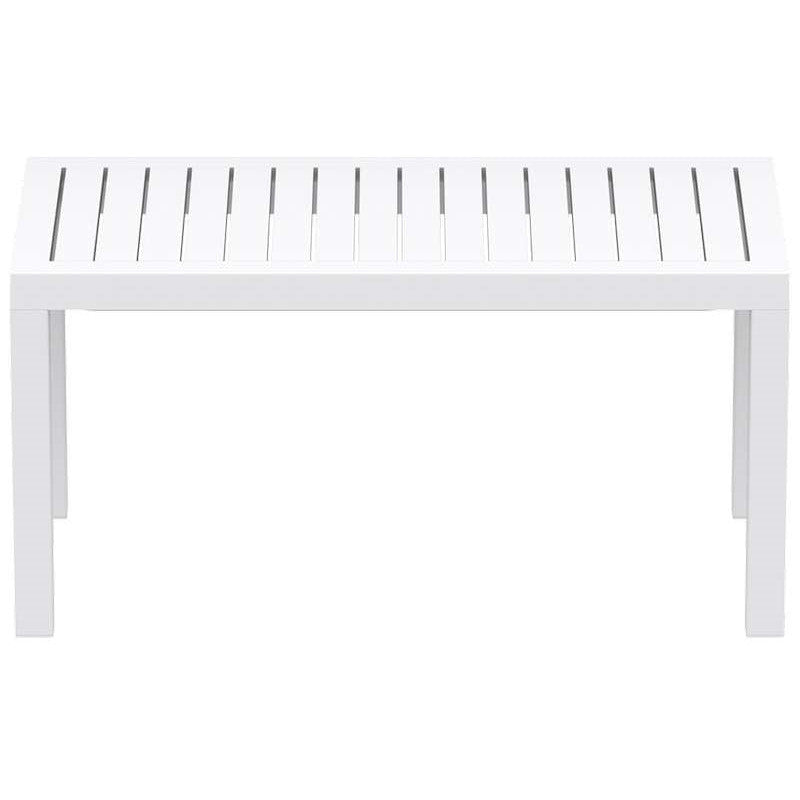 OCEAN WHITE ΤΡΑΠΕΖΙ ΠΟΛ/ΝΙΟΥ 90x45x45
