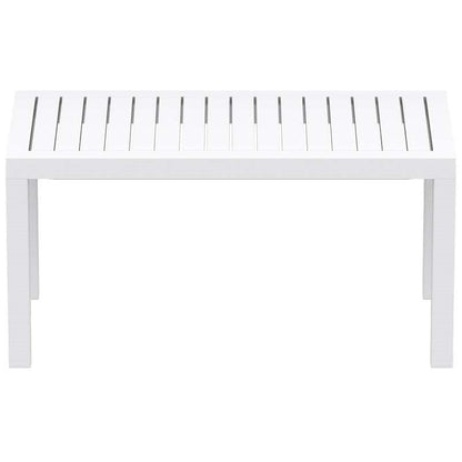 OCEAN WHITE ΤΡΑΠΕΖΙ ΠΟΛ/ΝΙΟΥ 90x45x45