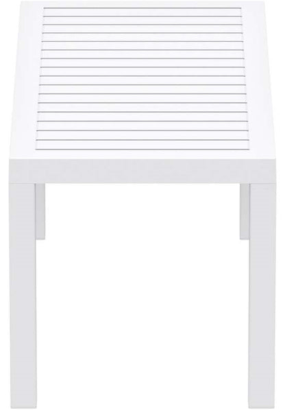 OCEAN WHITE PLASTIC TABLE 90x45x45