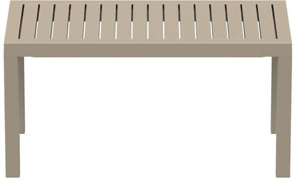 OCEAN TAUPE POLYURETHANE TABLE 90x45x45