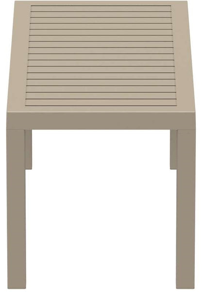 OCEAN TAUPE POLYURETHANE TABLE 90x45x45