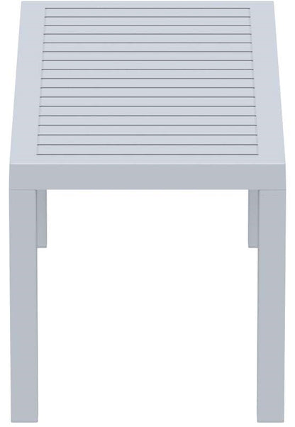 OCEAN SILVER GREY ΤΡΑΠΕΖΙ ΠΟΛ/ΝΙΟΥ 90x45x45