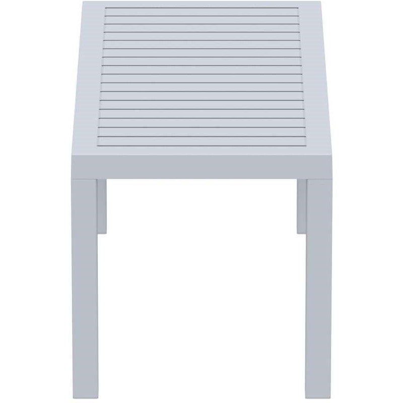 OCEAN SILVER GREY ΤΡΑΠΕΖΙ ΠΟΛ/ΝΙΟΥ 90x45x45
