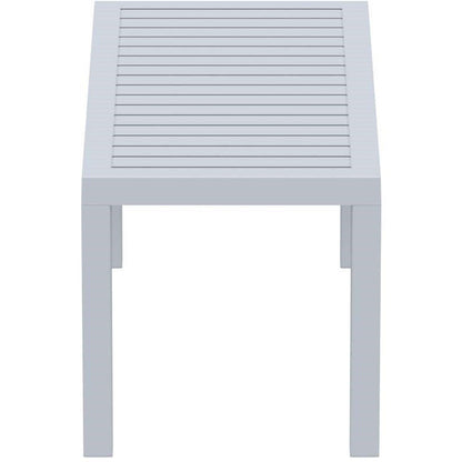 OCEAN SILVER GREY ΤΡΑΠΕΖΙ ΠΟΛ/ΝΙΟΥ 90x45x45