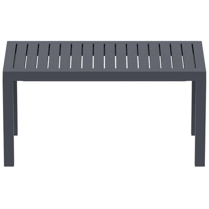 OCEAN DARK GREY ΤΡΑΠΕΖΙ ΠΟΛ/ΝΙΟΥ 90x45x45