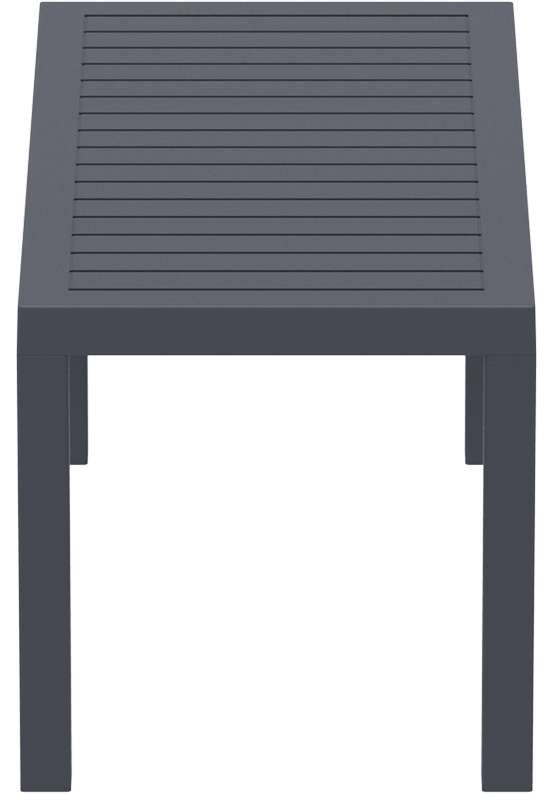 OCEAN DARK GREY ΤΡΑΠΕΖΙ ΠΟΛ/ΝΙΟΥ 90x45x45
