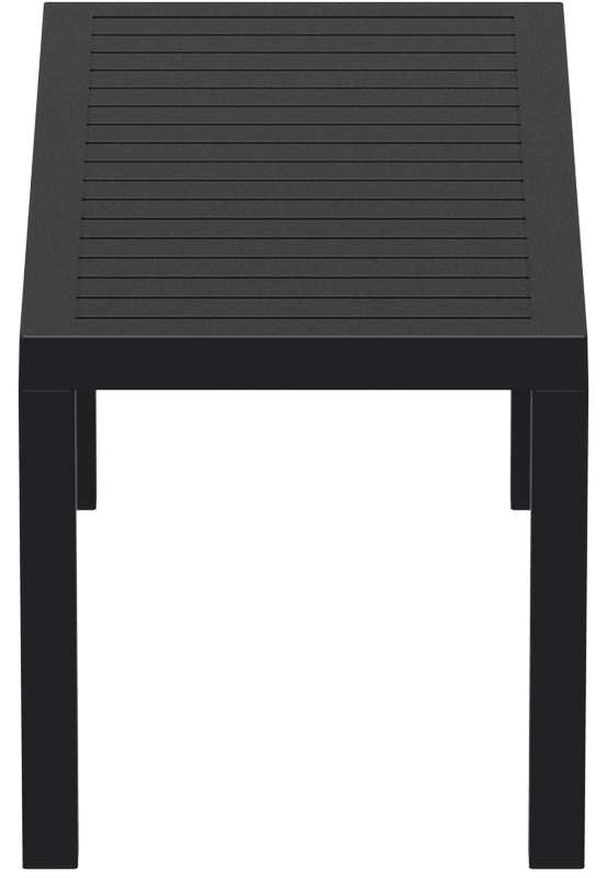 OCEAN BLACK POLYETHYLENE TABLE 90x45x45
