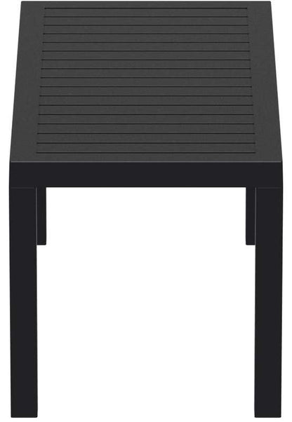 OCEAN BLACK POLYETHYLENE TABLE 90x45x45