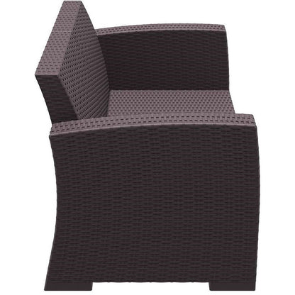 MONACO BROWN 2ΘΕΣΙΟΣ ΚΑΝΑΠΕΣ ΠΟΛ/ΝΙΟΥ 140x79x79