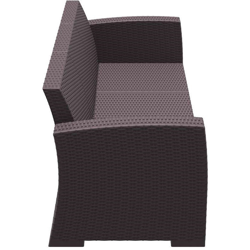 MONACO BROWN 3ΘΕΣΙΟΣ ΚΑΝΑΠΕΣ ΠΟΛ/ΝΙΟΥ 198x79x79