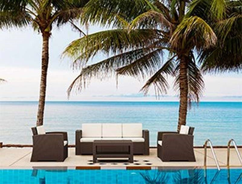 MONACO BROWN 3ΘΕΣΙΟΣ ΚΑΝΑΠΕΣ ΠΟΛ/ΝΙΟΥ 198x79x79