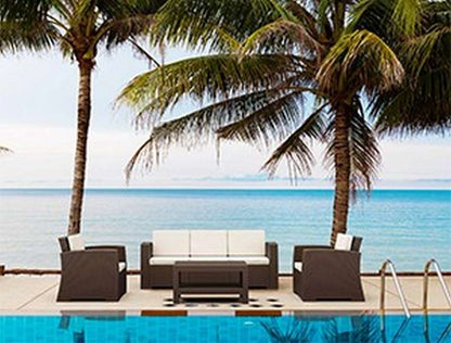 MONACO BROWN 3ΘΕΣΙΟΣ ΚΑΝΑΠΕΣ ΠΟΛ/ΝΙΟΥ 198x79x79