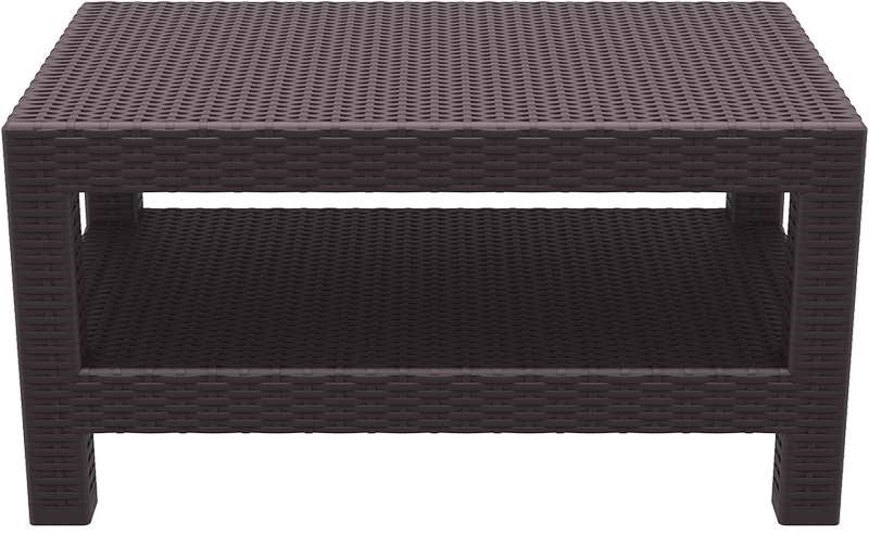 MONACO BROWN ΤΡΑΠΕΖΙ ΠΟΛ/ΝΙΟΥ 92x57x45