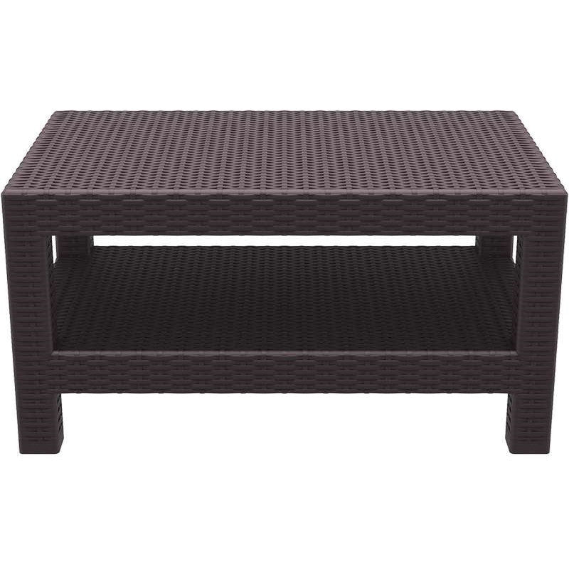 MONACO BROWN ΤΡΑΠΕΖΙ ΠΟΛ/ΝΙΟΥ 92x57x45
