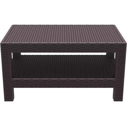MONACO BROWN ΤΡΑΠΕΖΙ ΠΟΛ/ΝΙΟΥ 92x57x45