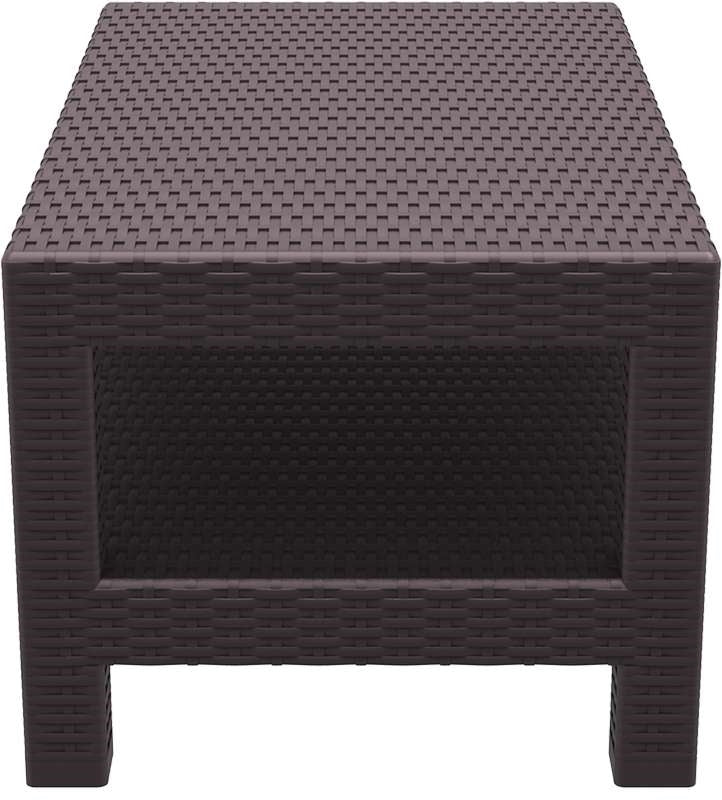 MONACO BROWN ΤΡΑΠΕΖΙ ΠΟΛ/ΝΙΟΥ 92x57x45
