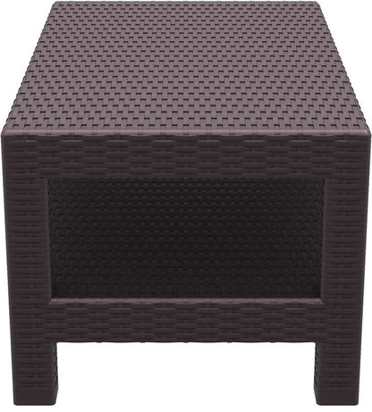MONACO BROWN ΤΡΑΠΕΖΙ ΠΟΛ/ΝΙΟΥ 92x57x45