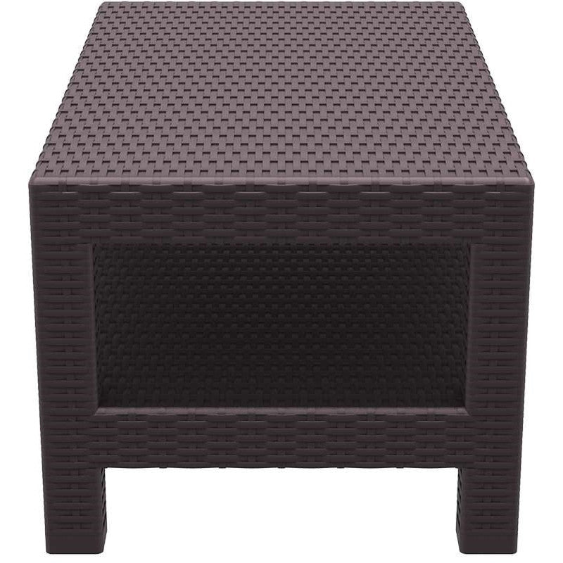 MONACO BROWN ΤΡΑΠΕΖΙ ΠΟΛ/ΝΙΟΥ 92x57x45