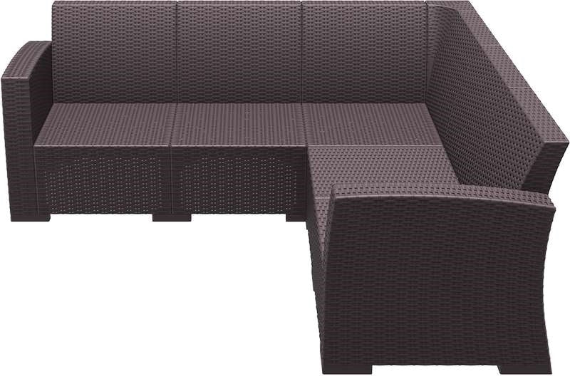 MONACO BROWN ΓΩΝΙΑ ΠΟΛ/ΝΙΟΥ 207x207x79