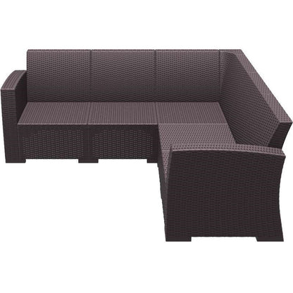 MONACO BROWN ΓΩΝΙΑ ΠΟΛ/ΝΙΟΥ 207x207x79