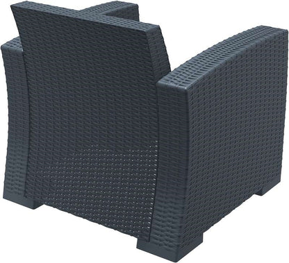 MONACO DARK GREY ΠΟΛΥΘΡΟΝΑ ΠΟΛ/ΝΙΟΥ 82x79x79