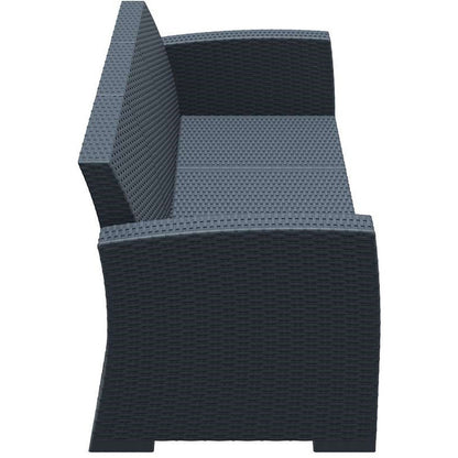 MONACO DARK GREY 3ΘΕΣΙΟΣ ΚΑΝΑΠΕΣ ΠΟΛ/ΝΙΟΥ 198x79x79