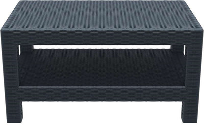 MONACO DARK GREY ΤΡΑΠΕΖΙ ΠΟΛ/ΝΙΟΥ 92x57x45