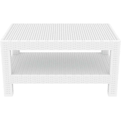 MONACO WHITE ΤΡΑΠΕΖΙ ΠΟΛ/ΝΙΟΥ 92x57x45