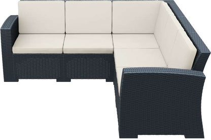 MONACO DARK GREY ΓΩΝΙΑ ΜΕ ΜΑΞΙΛΑΡΙ ΠΟΛ/ΝΙΟΥ 207x207x79