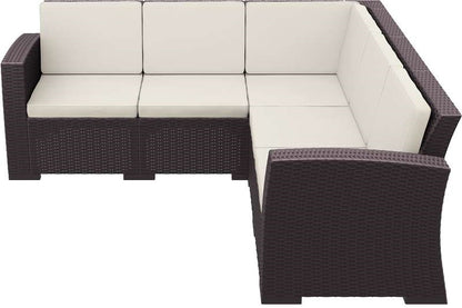 MONACO BROWN ΓΩΝΙΑ ΜΕ ΜΑΞΙΛΑΡΙ ΠΟΛ/ΝΙΟΥ 207x207x79