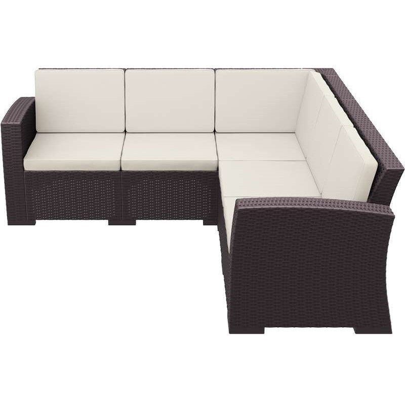 MONACO BROWN ΓΩΝΙΑ ΜΕ ΜΑΞΙΛΑΡΙ ΠΟΛ/ΝΙΟΥ 207x207x79