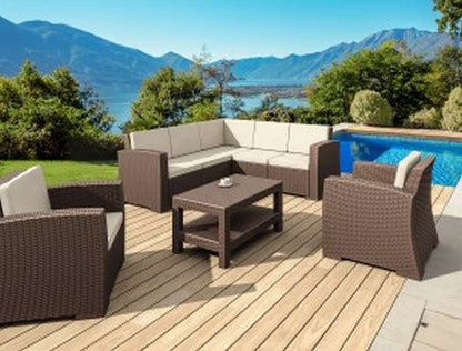 MONACO BROWN ΠΟΛΥΘΡΟΝΑ ΜΕ ΜΑΞΙΛΑΡΙ ΠΟΛ/ΝΙΟΥ 82x79x79