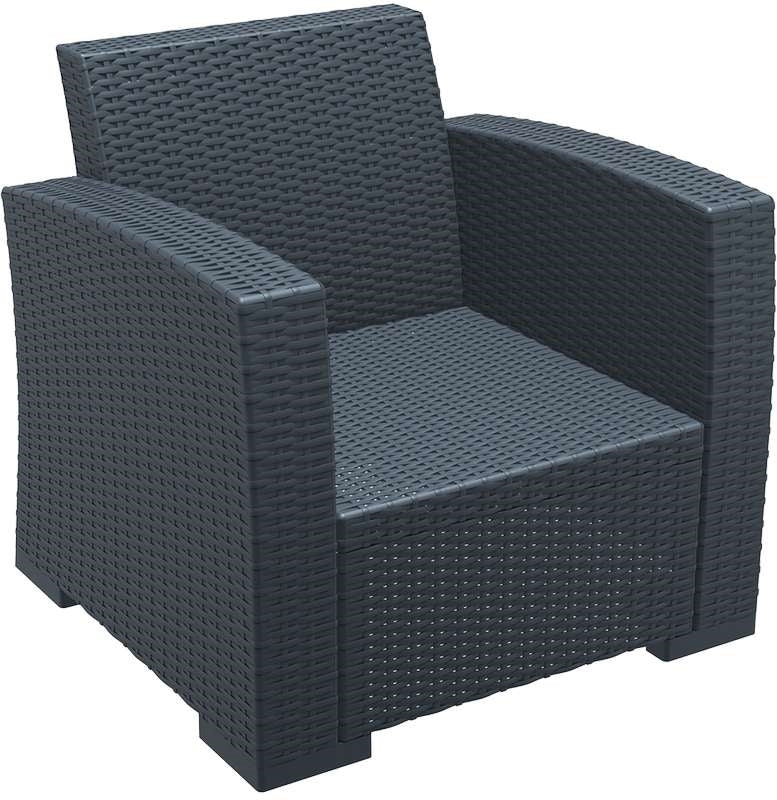 MONACO DARK GREY ΠΟΛΥΘΡΟΝΑ ΠΟΛ/ΝΙΟΥ 82x79x79