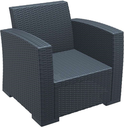 MONACO DARK GREY ΠΟΛΥΘΡΟΝΑ ΠΟΛ/ΝΙΟΥ 82x79x79