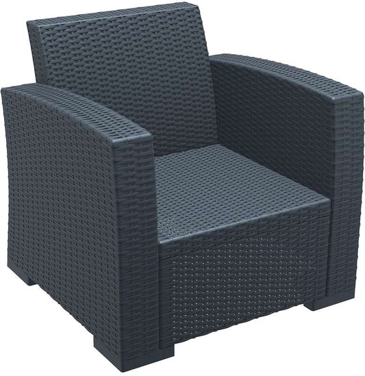 MONACO DARK GREY ΠΟΛΥΘΡΟΝΑ ΠΟΛ/ΝΙΟΥ 82x79x79