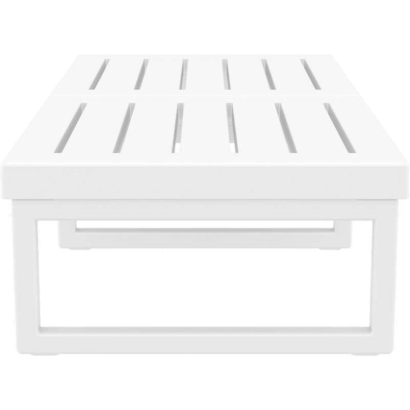 MYKONOS ΤΡΑΠΕΖΙ WHITE ΠΟΛ/ΝΙΟΥ 130x65x33