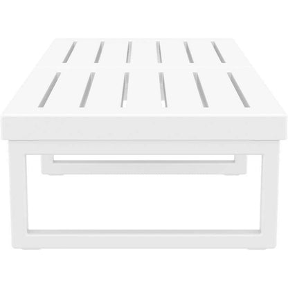 MYKONOS ΤΡΑΠΕΖΙ WHITE ΠΟΛ/ΝΙΟΥ 130x65x33