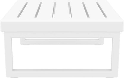 MYKONOS TABLE WHITE POL/NIUM 65x65x33