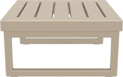 MYKONOS COFFEE TABLE TAUPE POLYWOOD 65x65x33