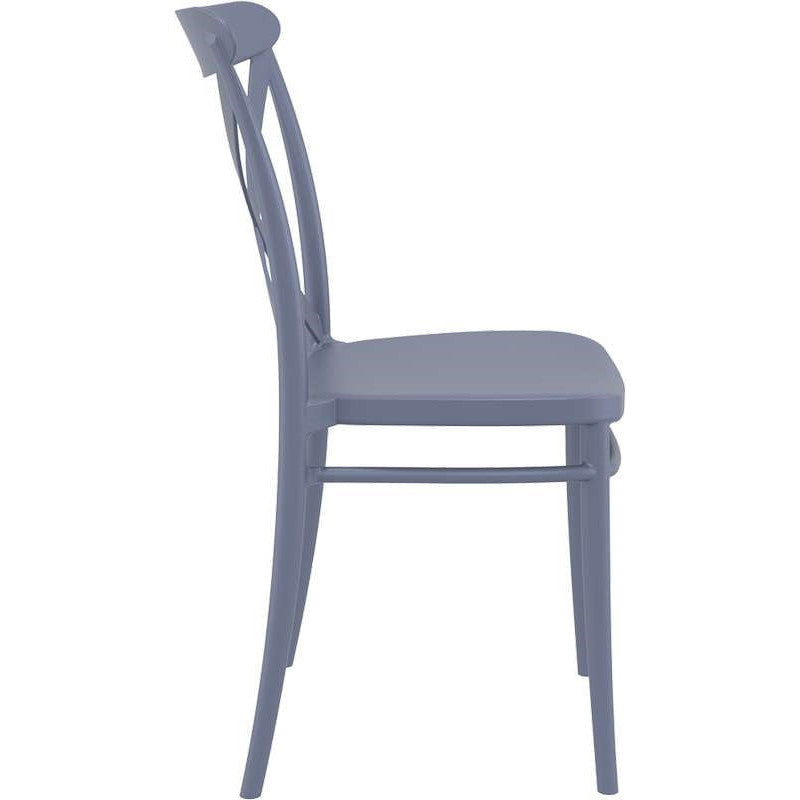 CROSS ΚΑΡΕΚΛΑ DARK GREY ΠΟΛ/ΝΙΟΥ 51x51x87