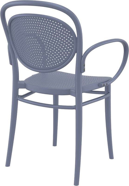 MARCEL XL DARK GREY ΠΟΛΥΘΡΟΝΑ ΠΟΛ/ΝΙΟΥ 57x52x85