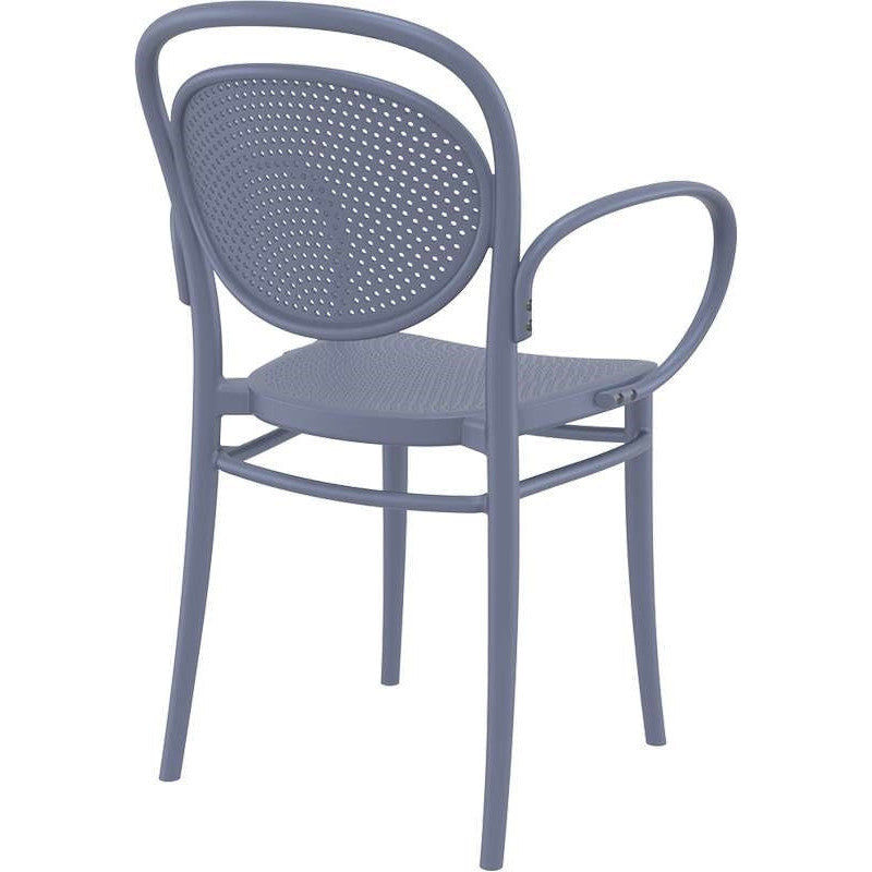 MARCEL XL DARK GREY ΠΟΛΥΘΡΟΝΑ ΠΟΛ/ΝΙΟΥ 57x52x85